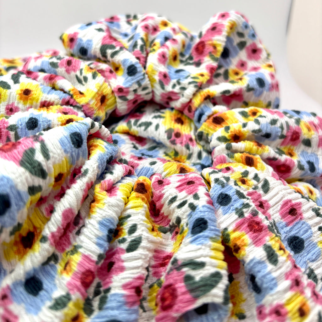 Floral Summer Scrunchie