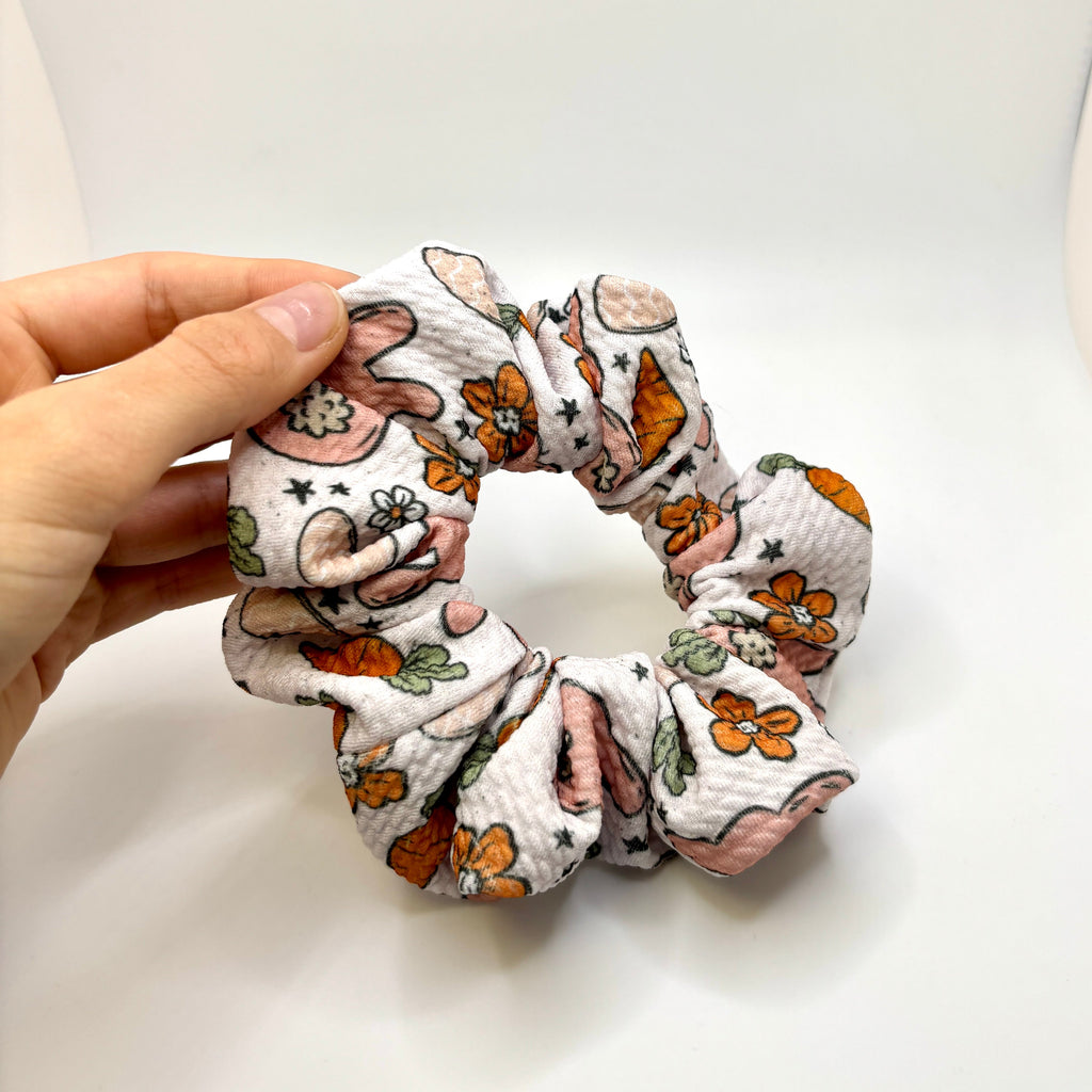 Mini Peeps and Carrot Easter Bullet Scrunchie
