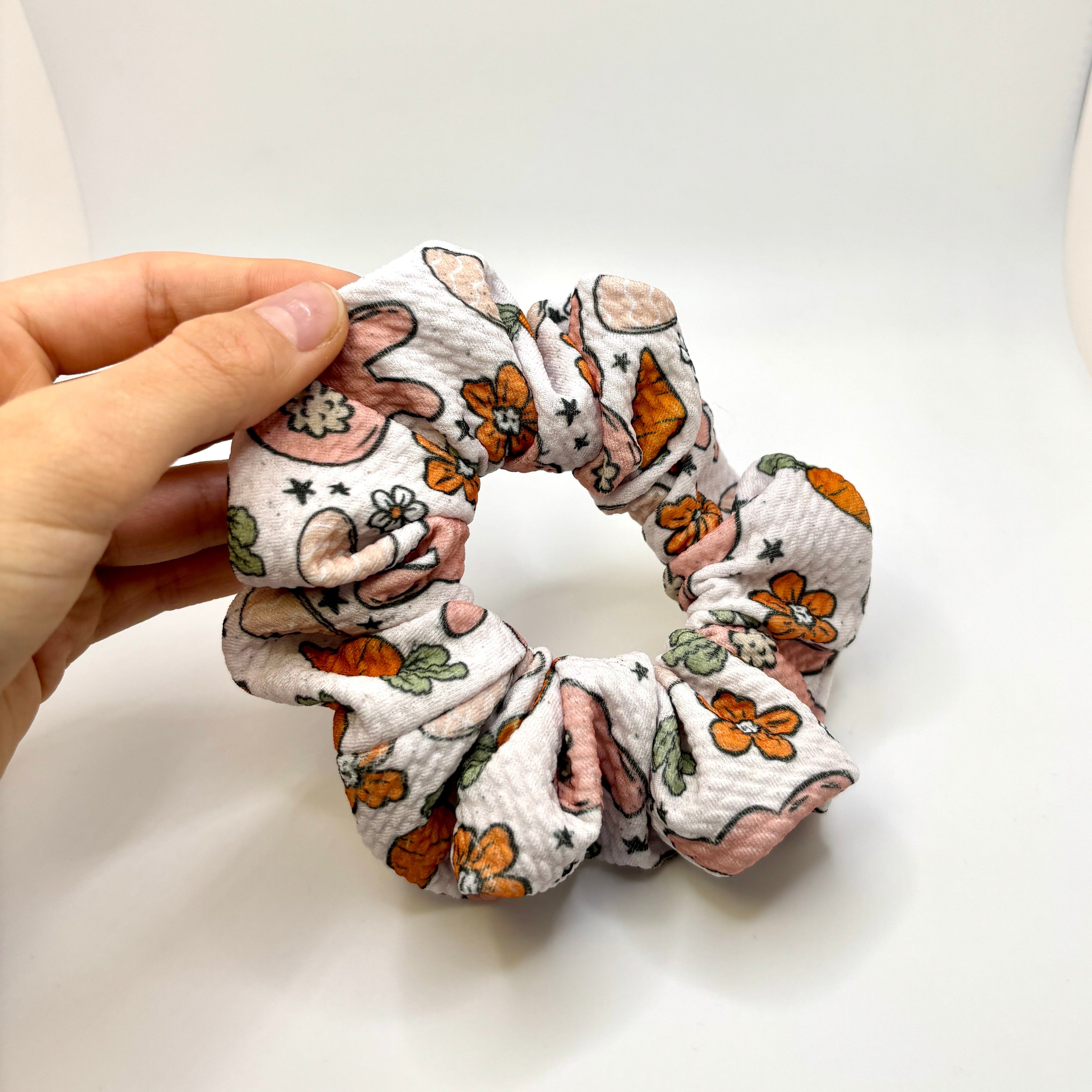 Mini Peeps and Carrot Easter Bullet Scrunchie
