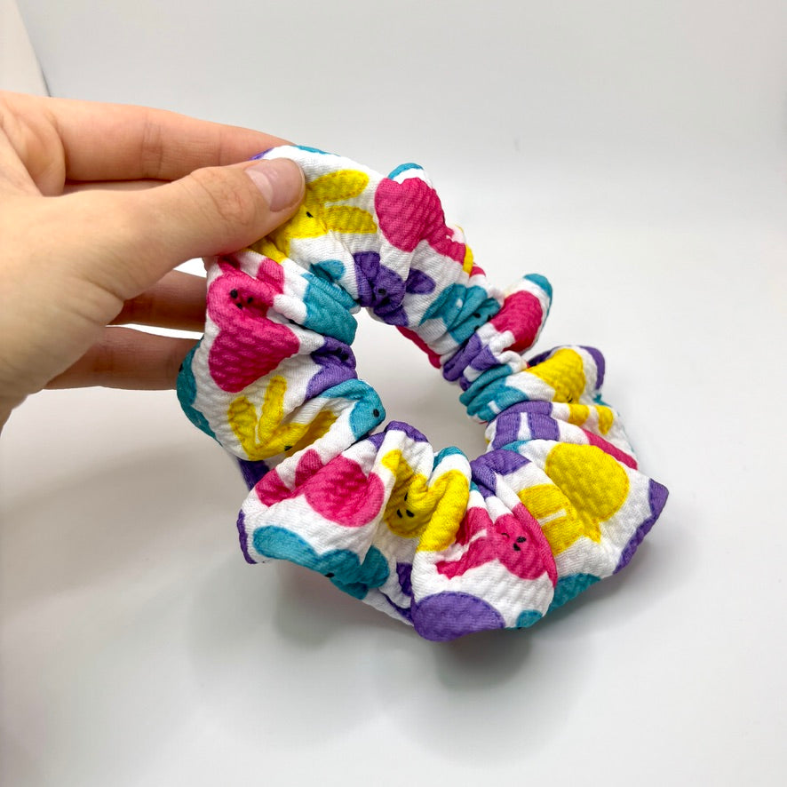 Mini Peeps Easter Bullet Scrunchie