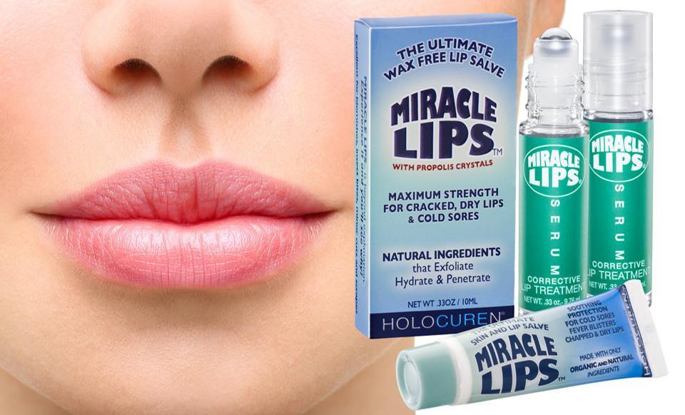 Holocuren Miracle Lips Salve & Serum Duo 0.33 oz – Repair & Maintain