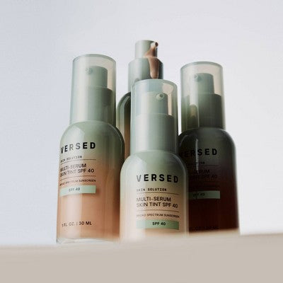 Versed Skin Solution Multi-Serum Skin Tint Foundation SPF 40 14C 1 fl oz - Imperfect Container