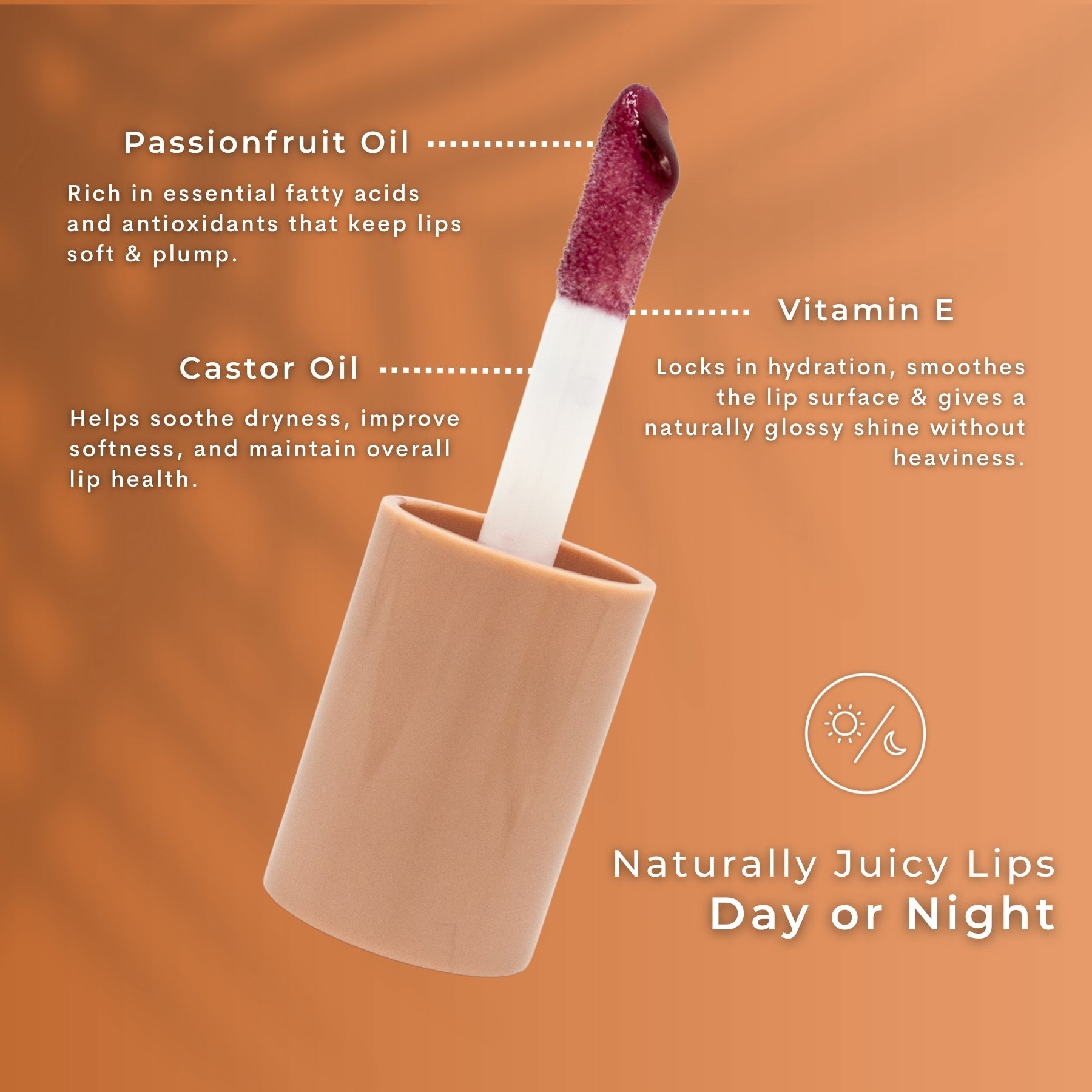 Boo - Passionfruit Oil Lip Gloss