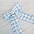 Daisy Picnic Gingham Bow Hair Clip