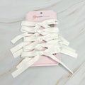Solid Bow Hair Clip Set Of 5