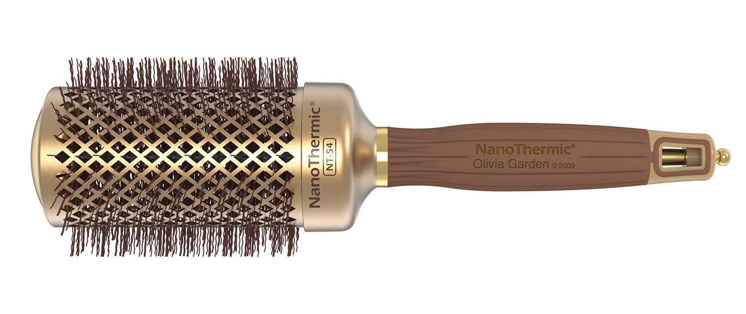 Olivia Garden NanoThermic Round Thermal Hair Brush - NT-44 (1 3/4")