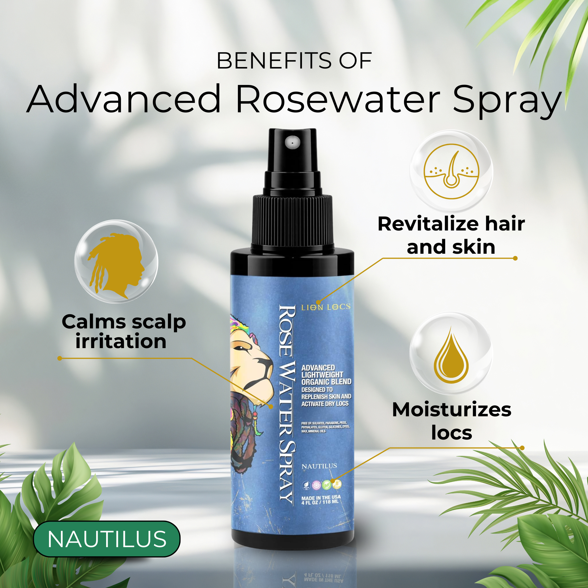 Advanced Rose Water Spray Treatment - Nautilus