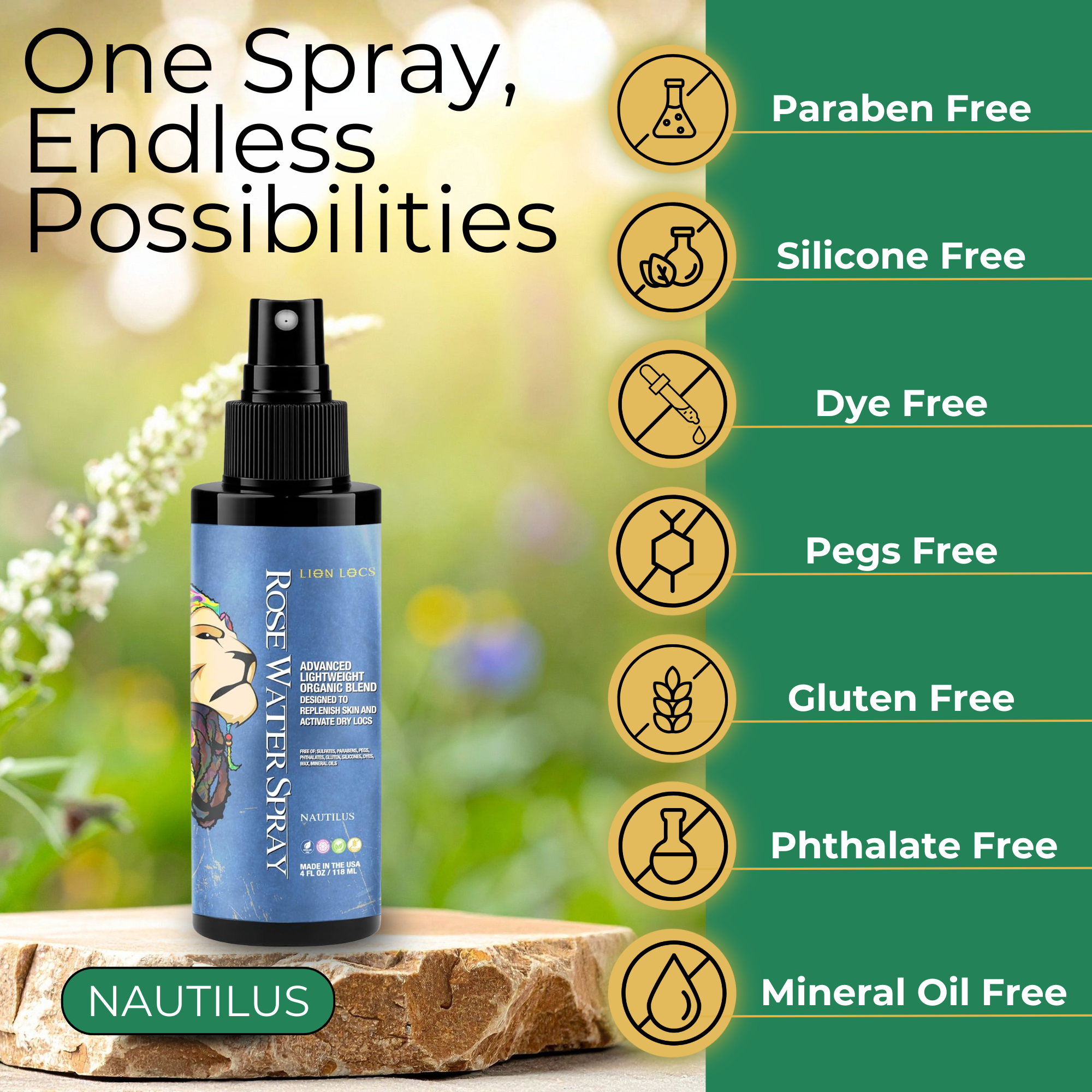 Advanced Rose Water Spray Treatment - Nautilus