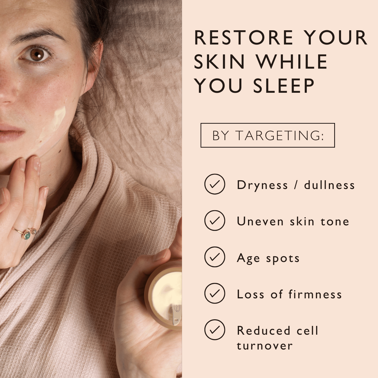 Night Cream with Hyaluronic Acid + Niacinamide