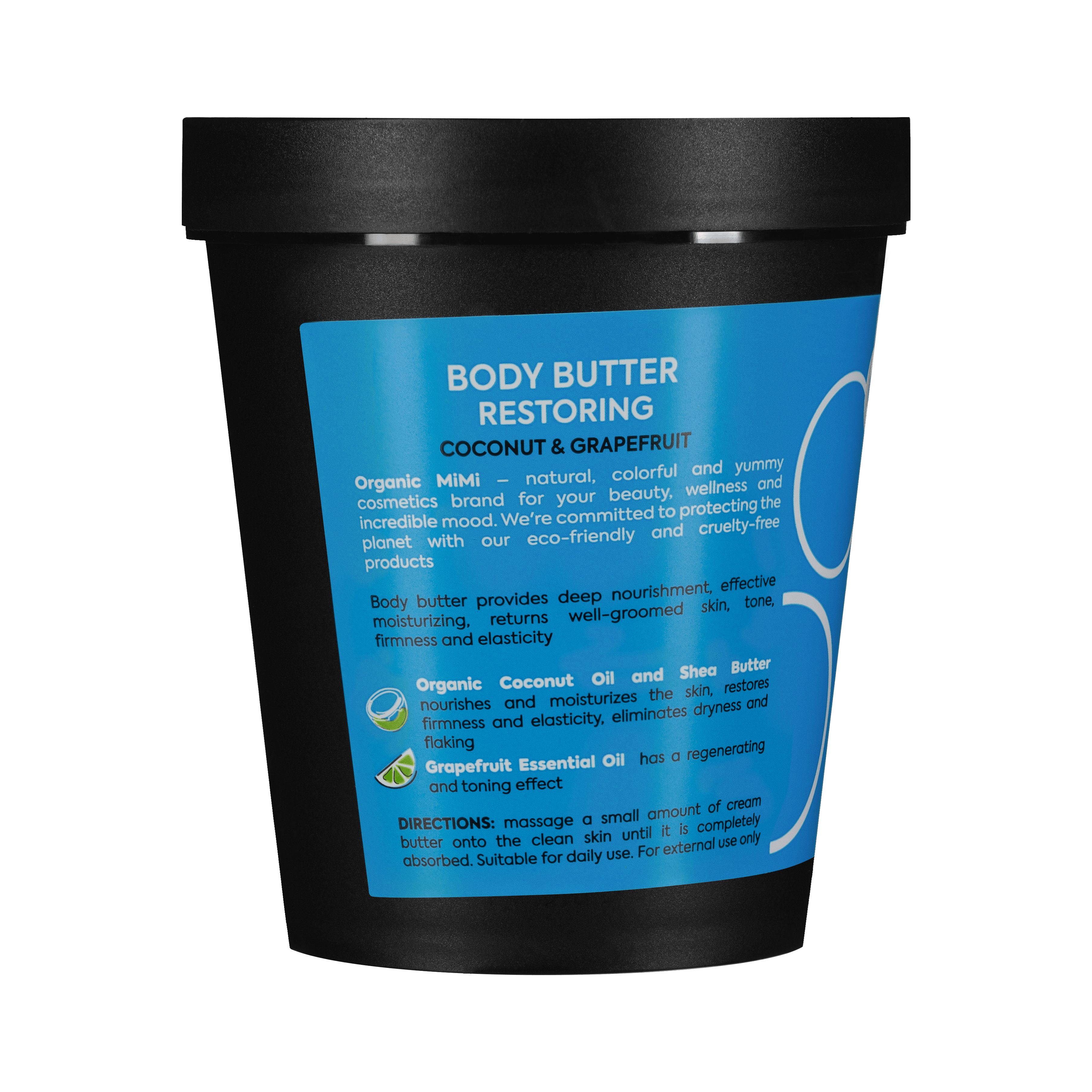 Organic Mimi, Body Butter Restoring Coconut & Grapefruit, 200 ml