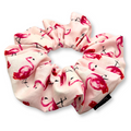 Pink Flamingo Summer Scrunchie