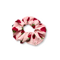Mini Pink Strawberry Summer Scrunchie