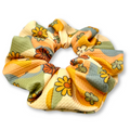 Retro Flower Summer Bullet Scrunchie