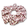 Purple Cheetah Scrunchie