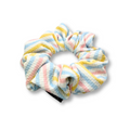 Mini Pastel Striped Easter Bullet Scrunchie