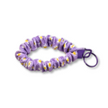 Purple Daisy Spring Scrunchie Wristlet