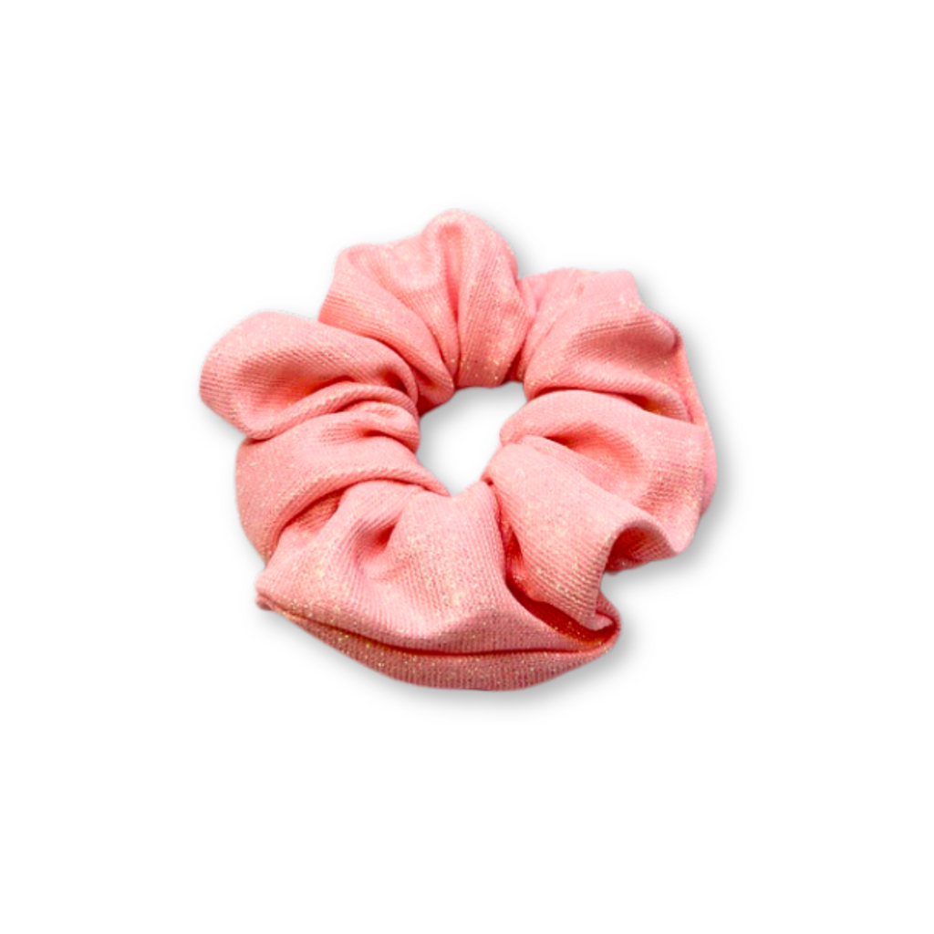 Mini Pink Sparkle Scrunchie