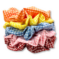 Spring Gingham Scrunchie Pack