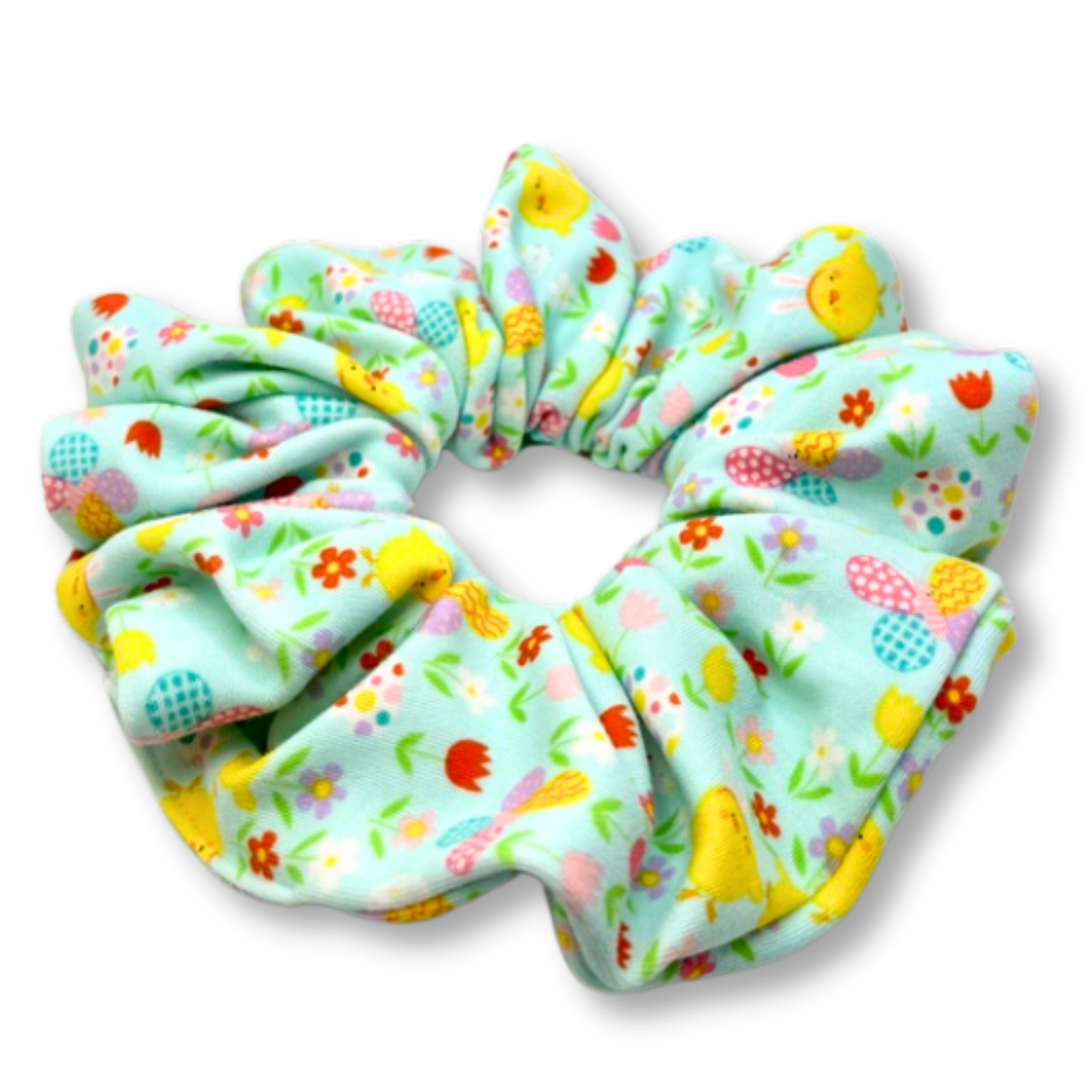 Ditsy Chicks Easter Scrunchie