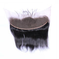Thai Luxury Hair Straight 13x4 HD Lace Frontal 100% Human Hair Natural Black 1B Pre-Plucked Hairline Transparent HD Lace Straight Frontal Hair Extension 14 16 18 20 Inch