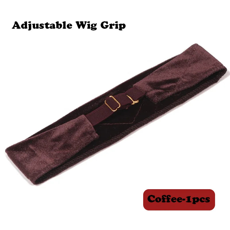 New Invisible Wig Hair Band Plussign Wig Grip Headband For Lace Frontal Wigs 1Pcs/Lot Nude Non-Slip Velvet Wig Band To Hold Wig