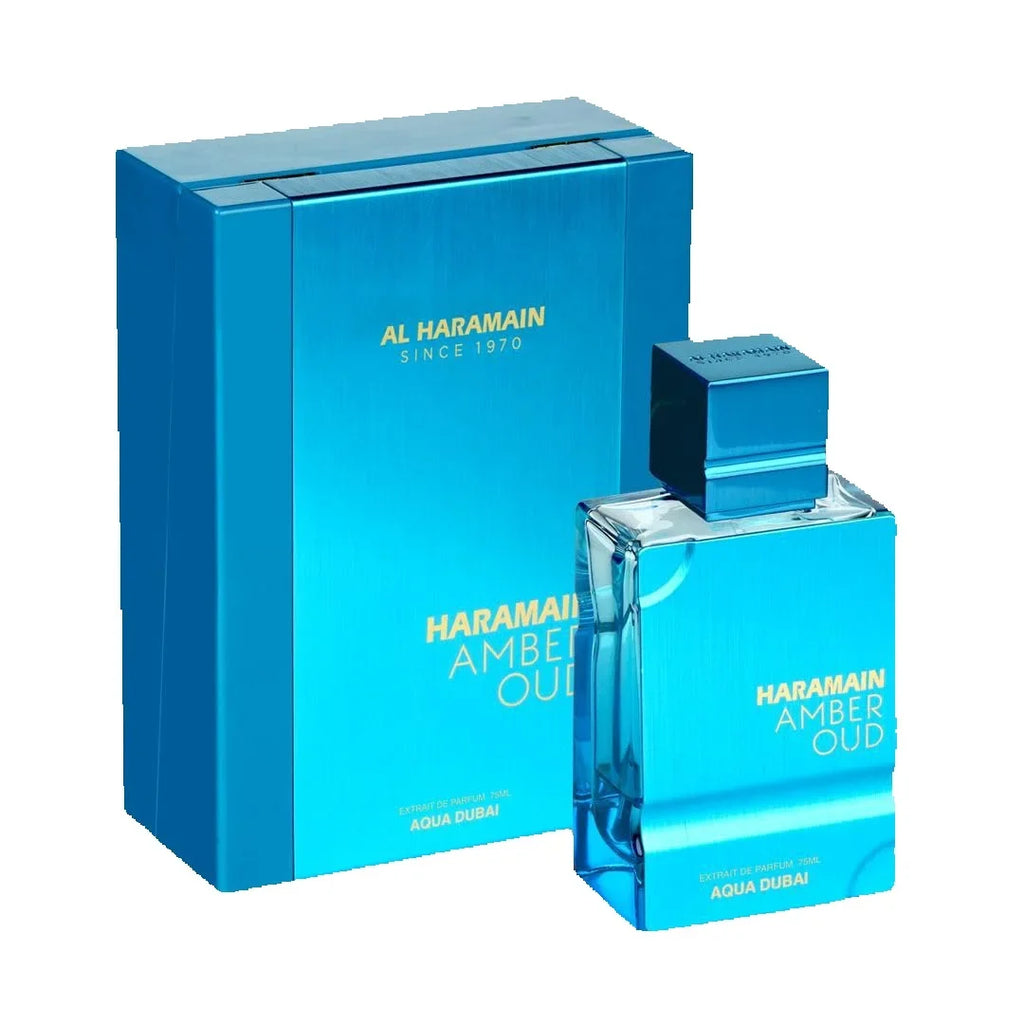 Al Haramain Amber Oud Aqua Dubai Cologne – Luxury Unisex Fragrance, 2 oz
