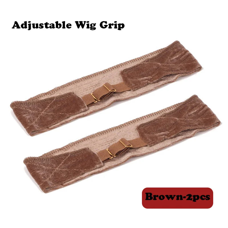 New Invisible Wig Hair Band Plussign Wig Grip Headband For Lace Frontal Wigs 1Pcs/Lot Nude Non-Slip Velvet Wig Band To Hold Wig