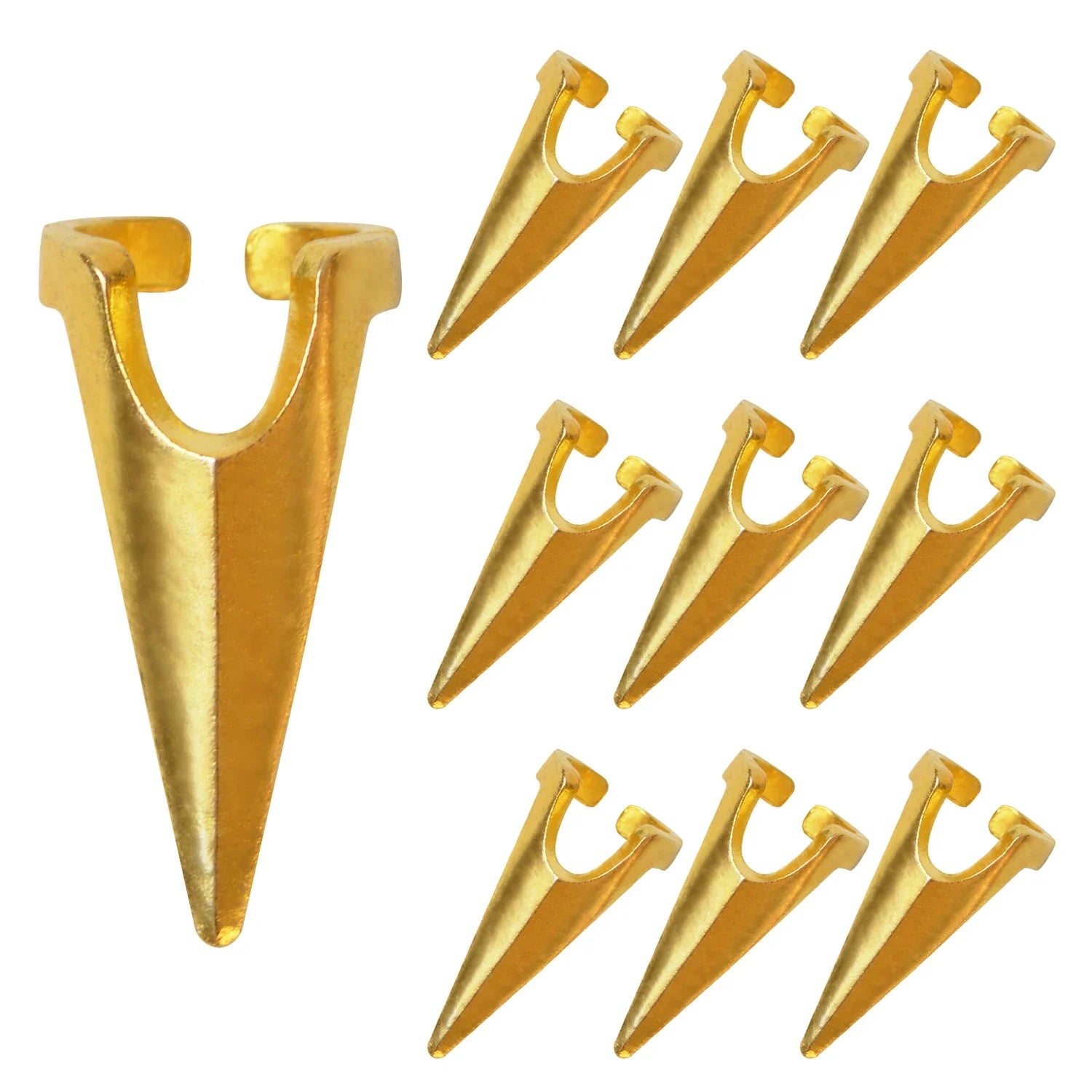 2 Pieces Metal Hair Parting Ring for Sectioning Hair Extensions Hair Braiding Adjustable Hair Selecting Tool