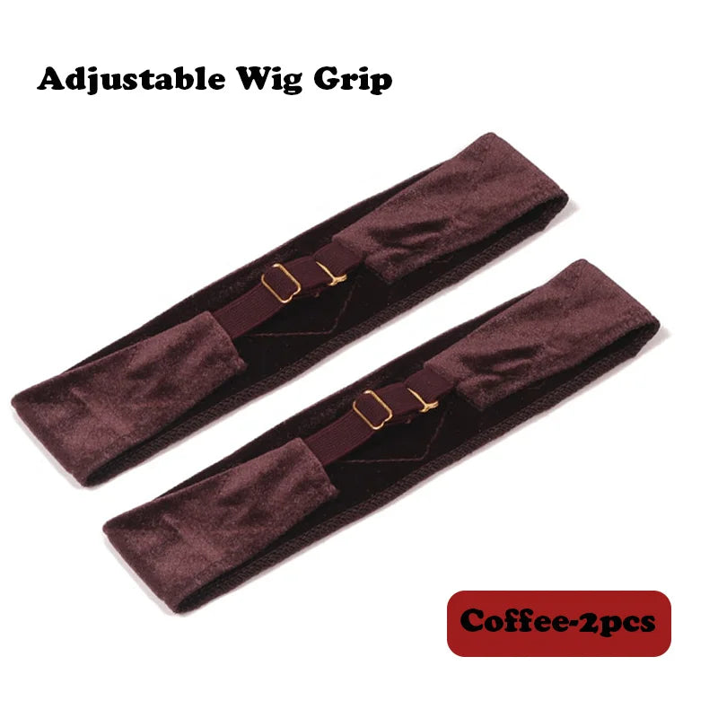 New Invisible Wig Hair Band Plussign Wig Grip Headband For Lace Frontal Wigs 1Pcs/Lot Nude Non-Slip Velvet Wig Band To Hold Wig