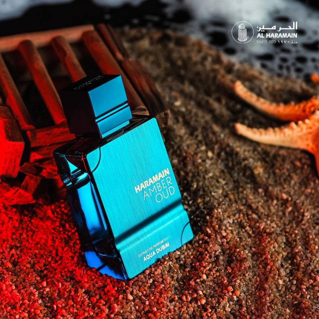 Al Haramain Amber Oud Aqua Dubai Cologne – Luxury Unisex Fragrance, 2 oz