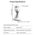 19.5'' Inch Styrofoam Female Wig Head Mannequins Manikin, Style, Model & Display Women's Wigs, Hats & Hairpieces Stand