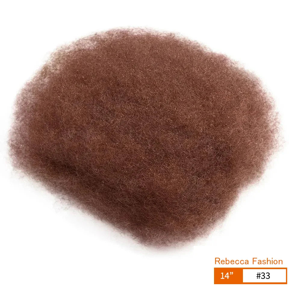 QVR Afro Kinky Bulk Human Hair for Braids & Locs | Virgin Remy Natural Color Extensions