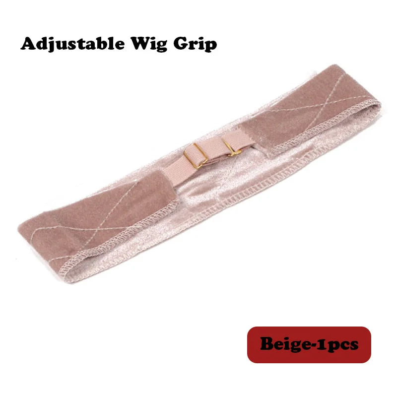 New Invisible Wig Hair Band Plussign Wig Grip Headband For Lace Frontal Wigs 1Pcs/Lot Nude Non-Slip Velvet Wig Band To Hold Wig