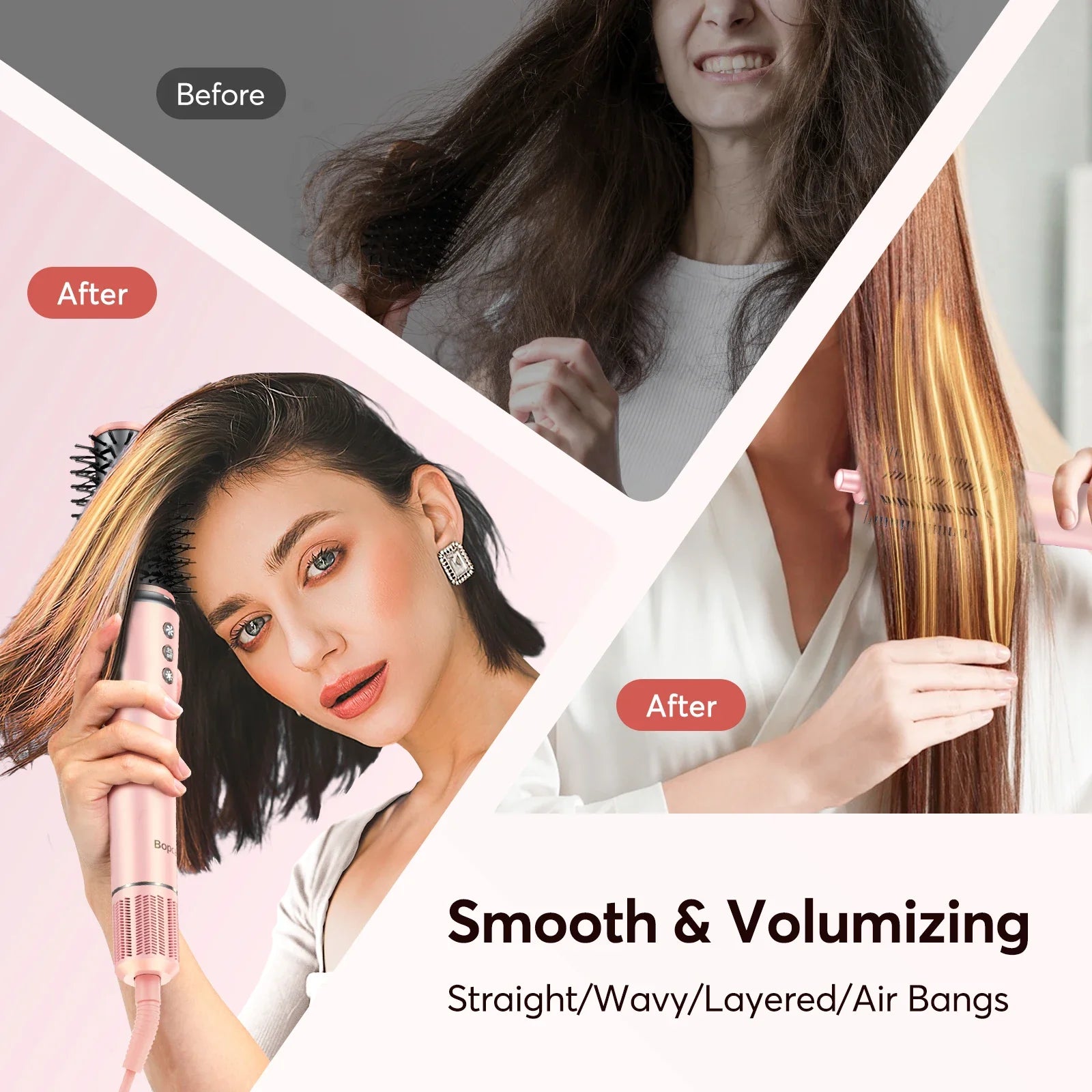 BOPCAL 5 In 1 Hair Dryer Multifunctional Styling Tool 1200W