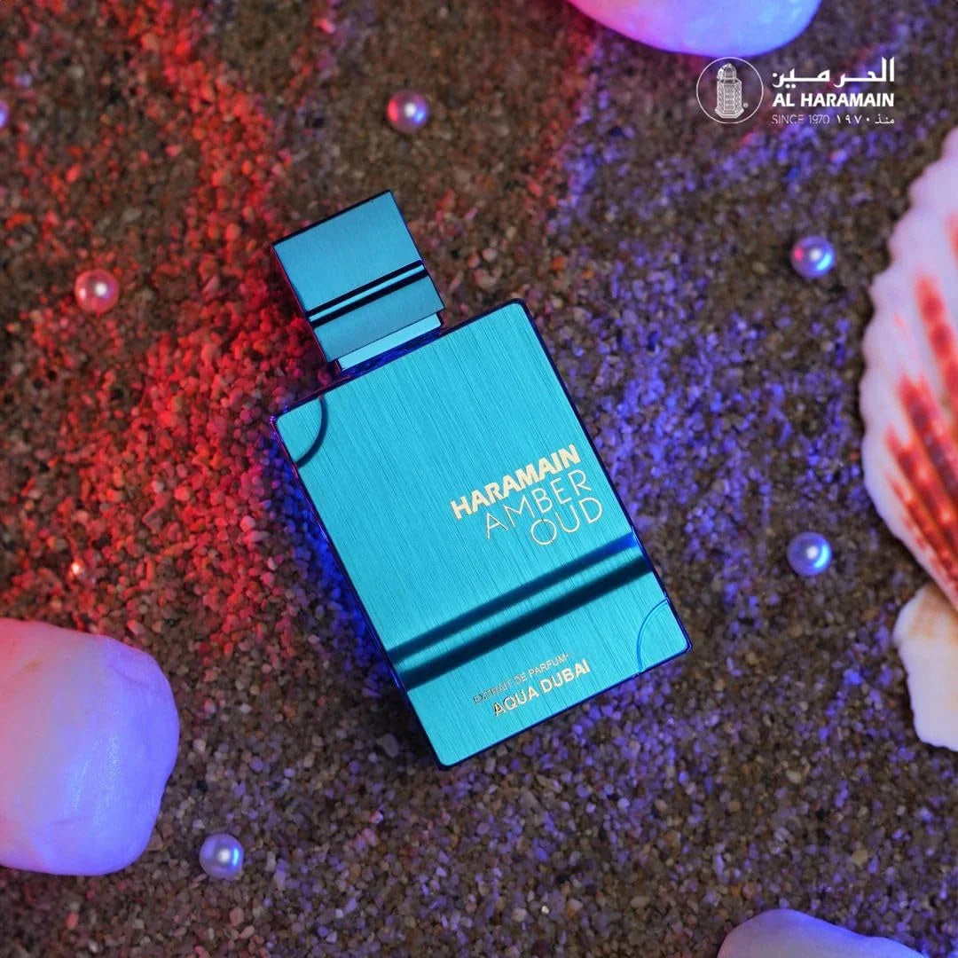 Al Haramain Amber Oud Aqua Dubai Cologne – Luxury Unisex Fragrance, 2 oz