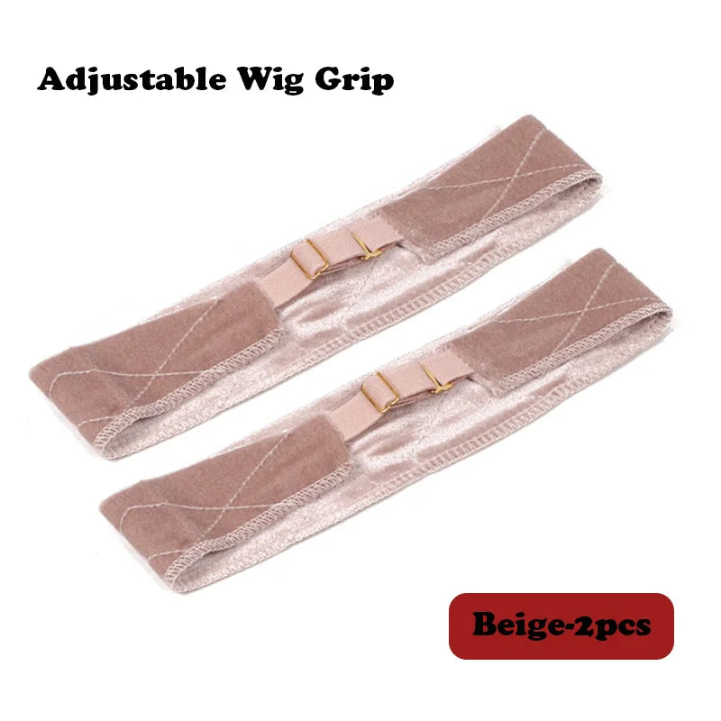 New Invisible Wig Hair Band Plussign Wig Grip Headband For Lace Frontal Wigs 1Pcs/Lot Nude Non-Slip Velvet Wig Band To Hold Wig