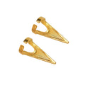 2 Pieces Metal Hair Parting Ring for Sectioning Hair Extensions Hair Braiding Adjustable Hair Selecting Tool