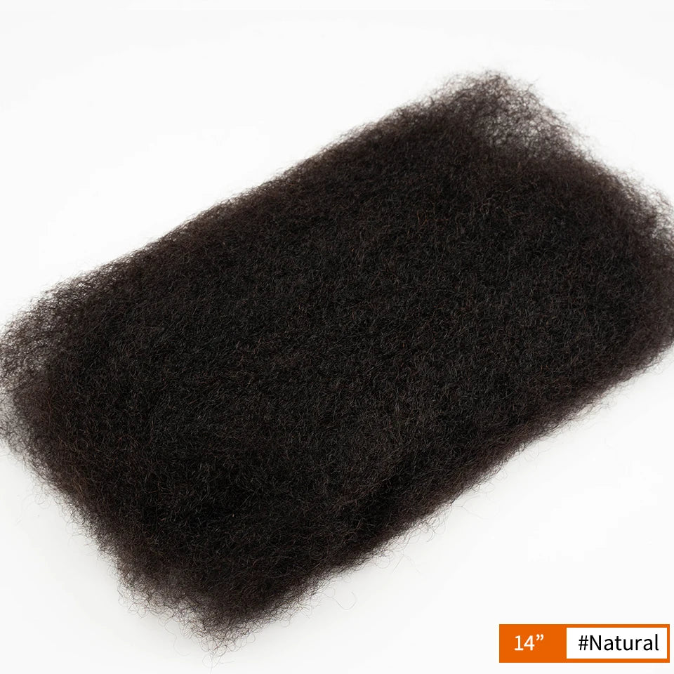 Afro Kinky Curly Bulk Human Hair | Brazilian Remy for Dreadlocks & Braids