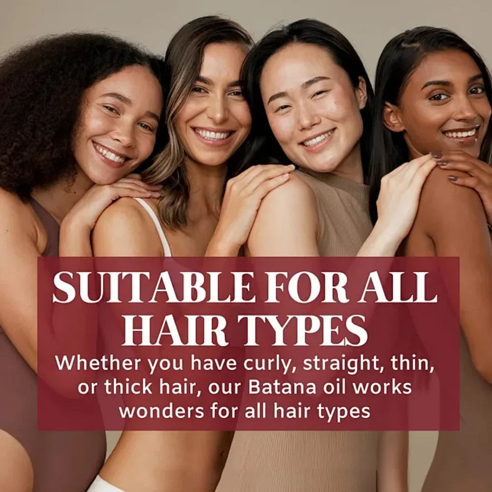 Natural Batana Oil For Hair Growth Pure Batana Oil Hair Shine Strengthen For Women Prevent Hair Loss Eliminate Split Ends 1/3pcs