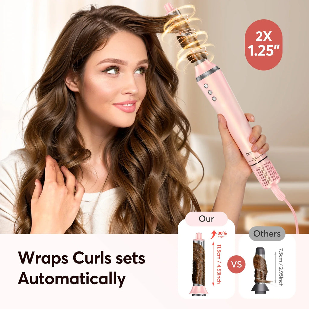 BOPCAL 5 In 1 Hair Dryer Multifunctional Styling Tool 1200W