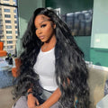 13x4 13x6 Body Wave Lace Front Wig 30 Inch Transparent Lace Frontal Wig Human Hair Wigs For Women Pre Plucked Lace Closure Wig