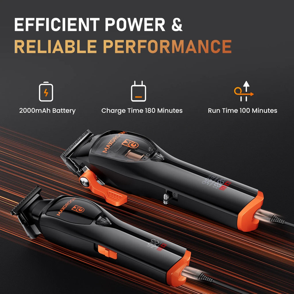 MAXGROOM Professional Hair Clippers For Men Premium Home Kit Cordless