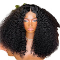 Double Drawn Kinky Curly HD Lace Frontal Wig | High Density Human Hair