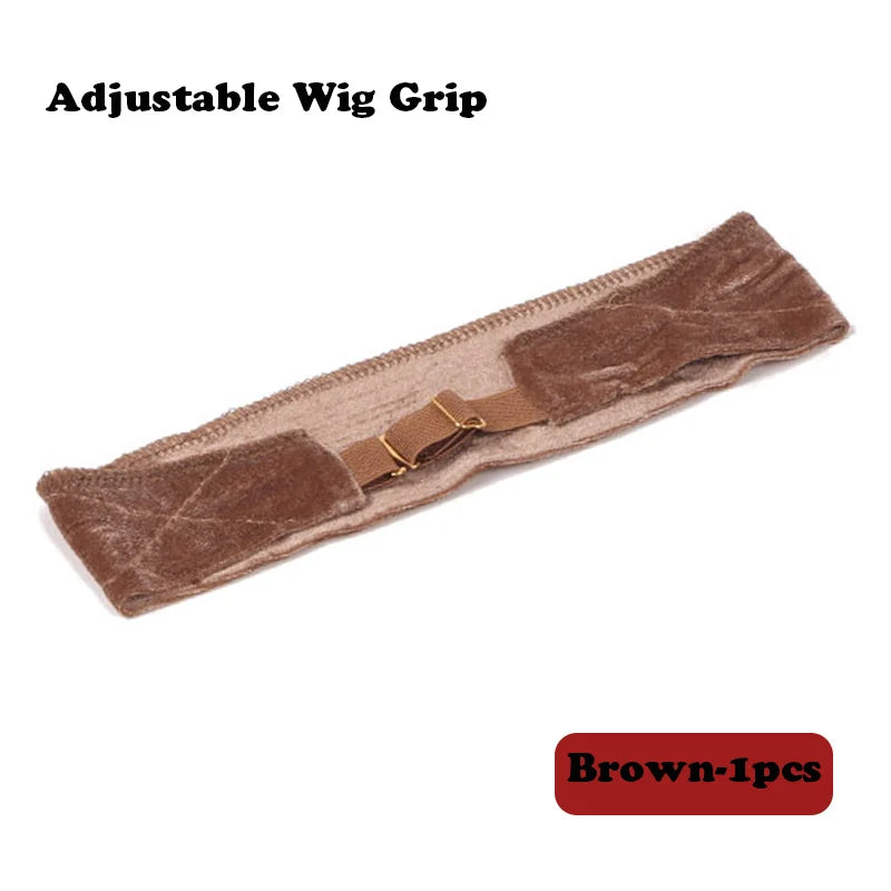 New Invisible Wig Hair Band Plussign Wig Grip Headband For Lace Frontal Wigs 1Pcs/Lot Nude Non-Slip Velvet Wig Band To Hold Wig