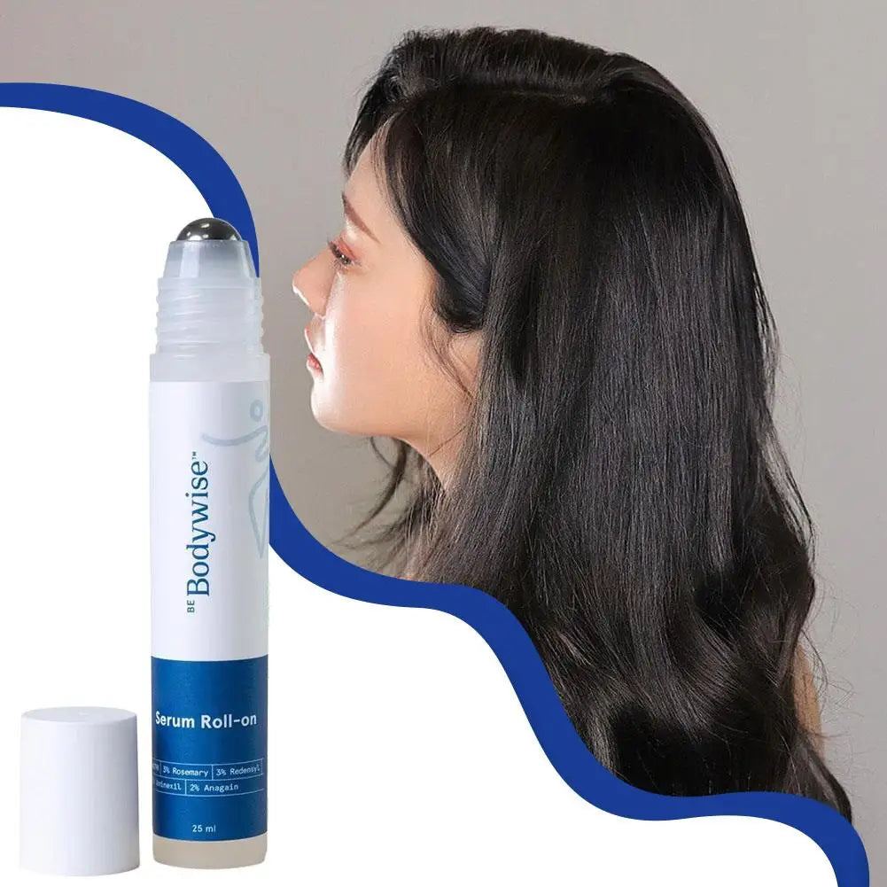 Bodywise Roll-on Ball Rosemary Hair Care Essence Nourishing Anti-Frizz Hair Serum Long-lasting Strengthening Scalp Treatment