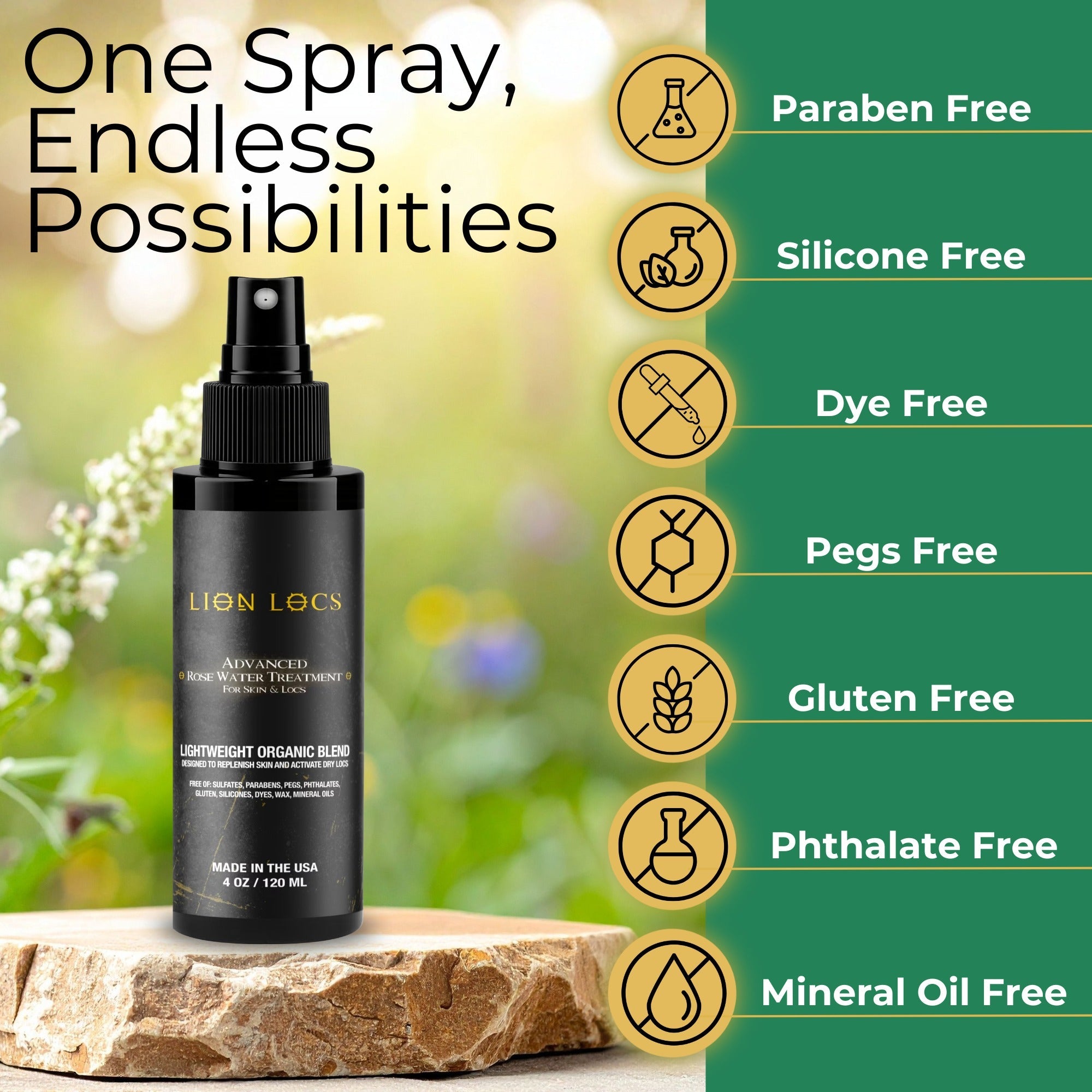Advanced Rose Water Spray Treatment - Tobacco