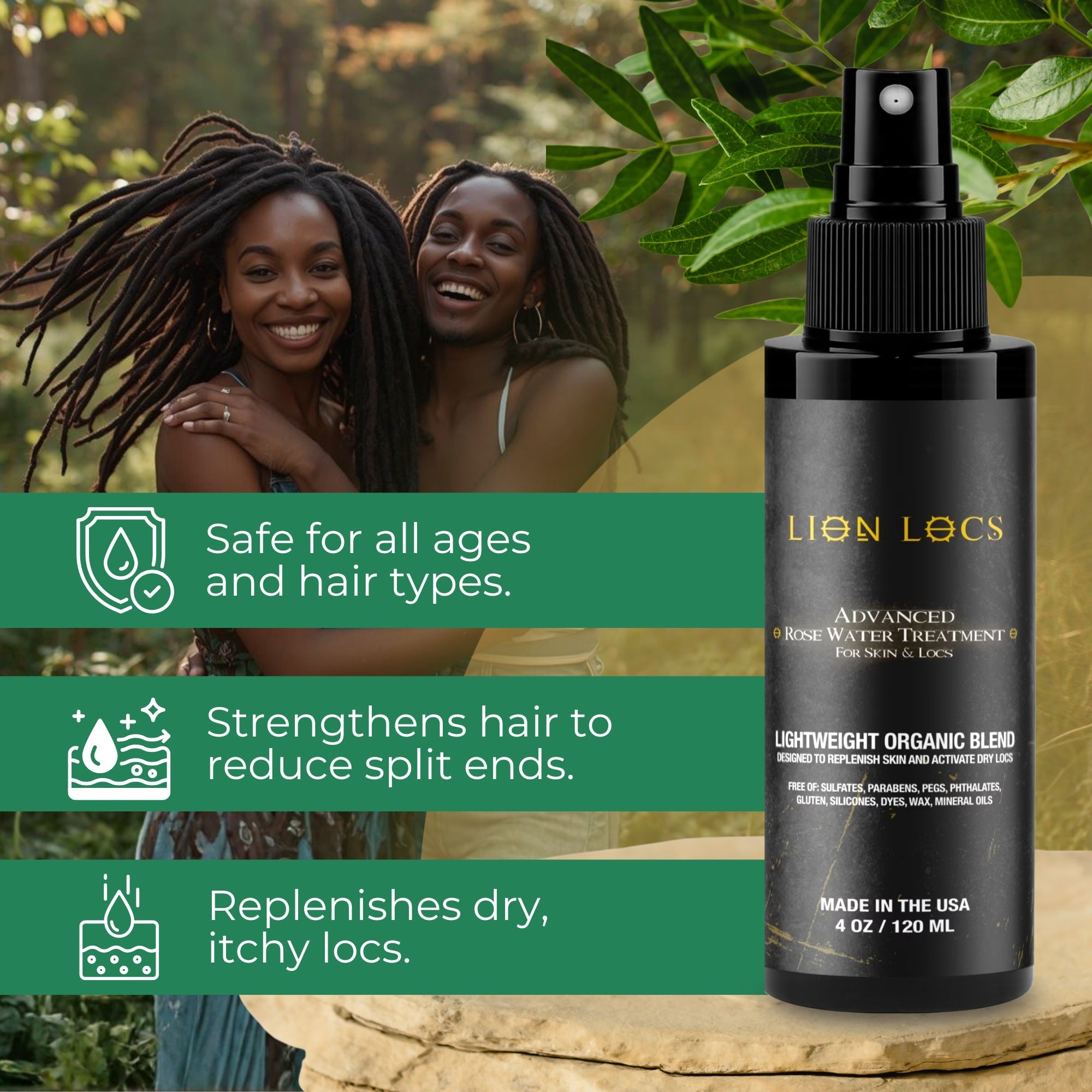 Advanced Rose Water Spray Treatment - Tobacco