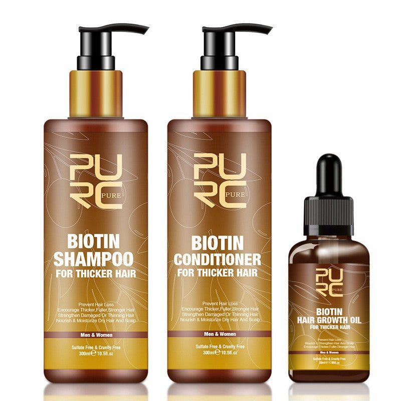 PURC Ginger Biotin Hair Care Set