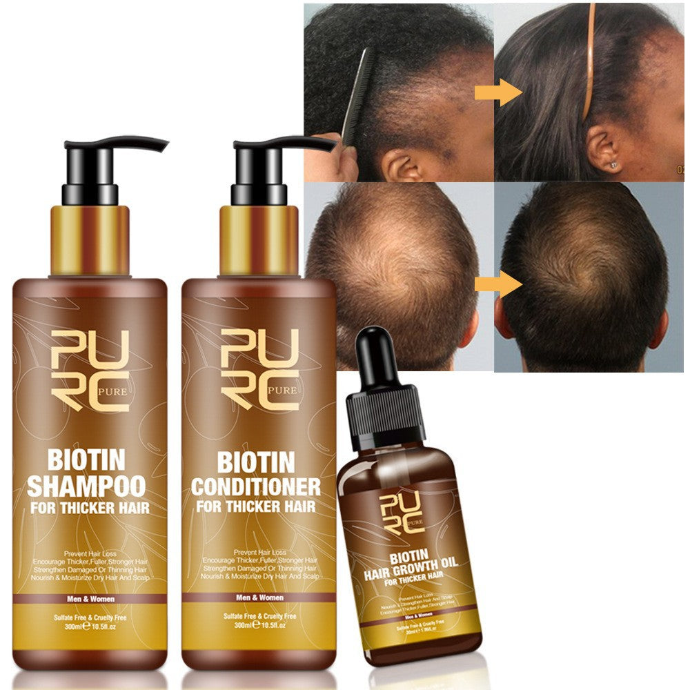 PURC Ginger Biotin Hair Care Set