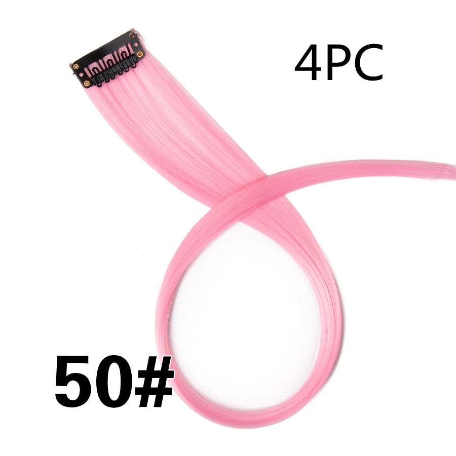 Colorful Hair Extensions – Vibrant Clip-In Hair Pieces for Women & Girls